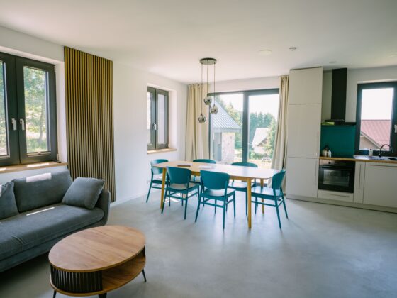 Apartmány EMMA v Jizerkách - apartmán HORIZONT - obývací pokoj