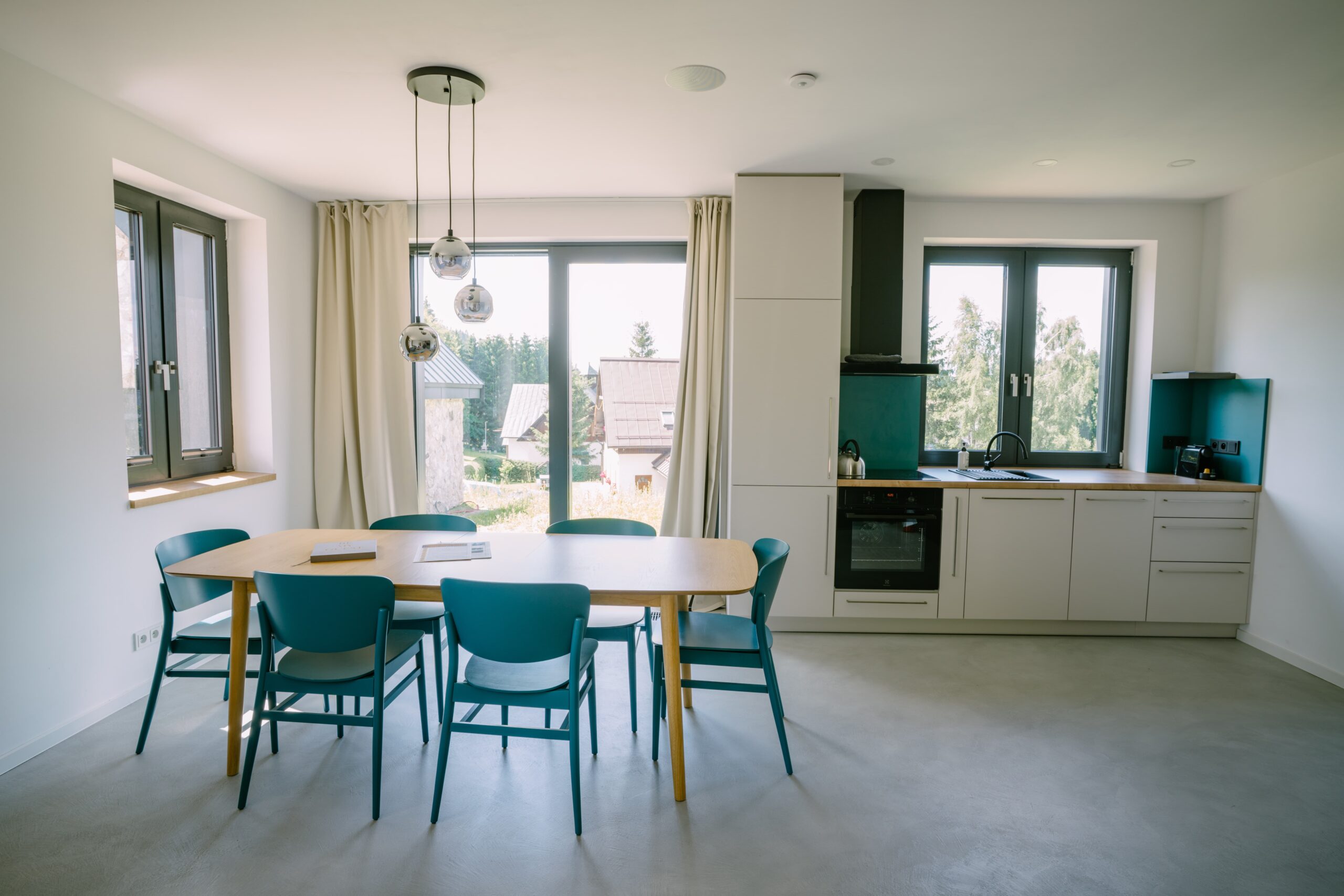 Apartmány EMMA v Jizerkách - apartmán HORIZONT - obývací pokoj