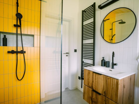 Apartmány EMMA v JIzerkách - apartmán OBZOR - horní koupelna