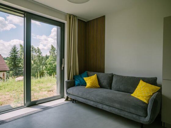Apartmány EMMA v JIzerkách - apartmán OBZOR - obývací pokoj